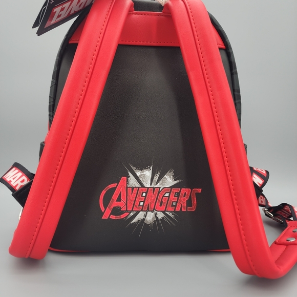 NWT Loungefly Avengers 60th Anniversary Mini Backpack Glow-In-The-Dark. - Picture 2 of 4